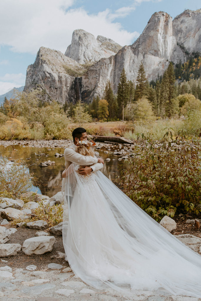 How could you not love this Yosemite elopement photo?